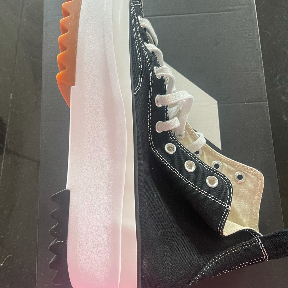 Converse Run Star Hike Sneakers in Black - Picture 2 of 5
